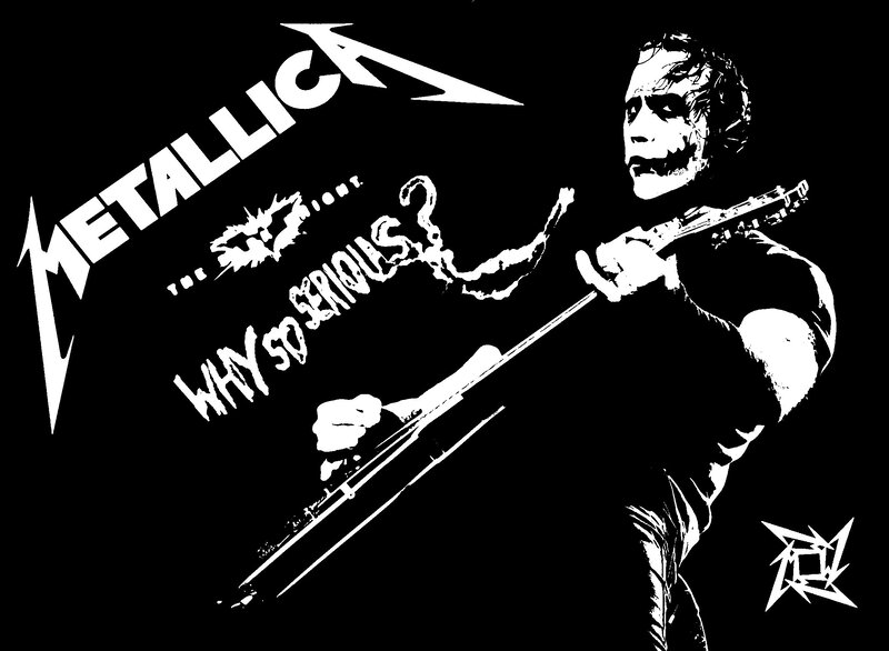 The Joker Playing Guitar