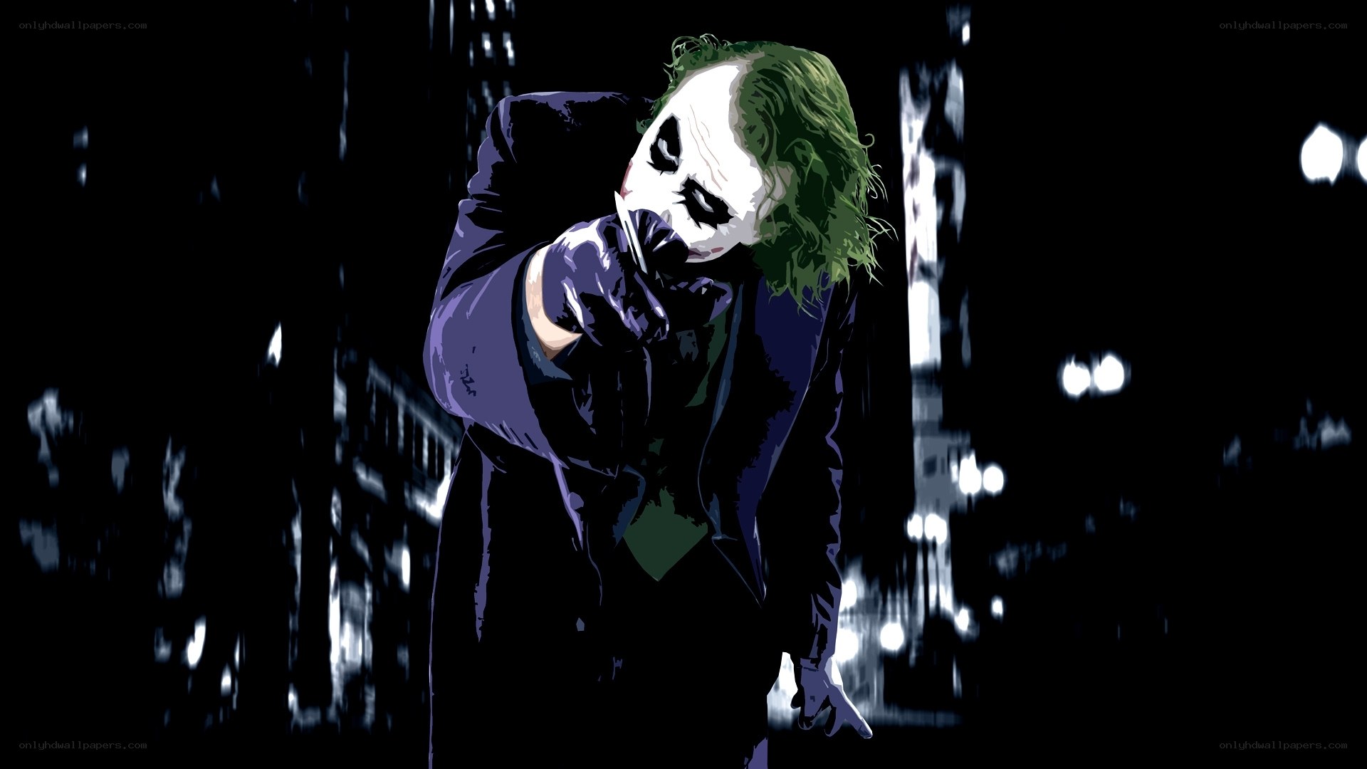 The Joker pointing at viewer