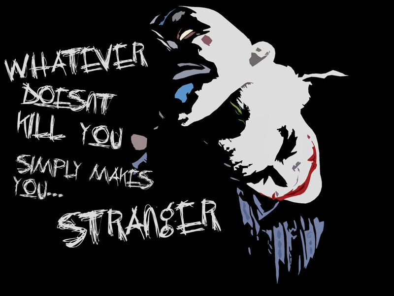 The Joker quote art