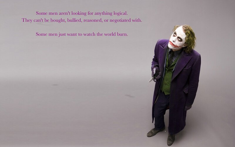 The Joker quote image