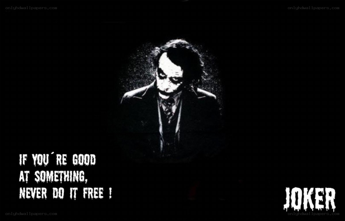 The Joker quote image