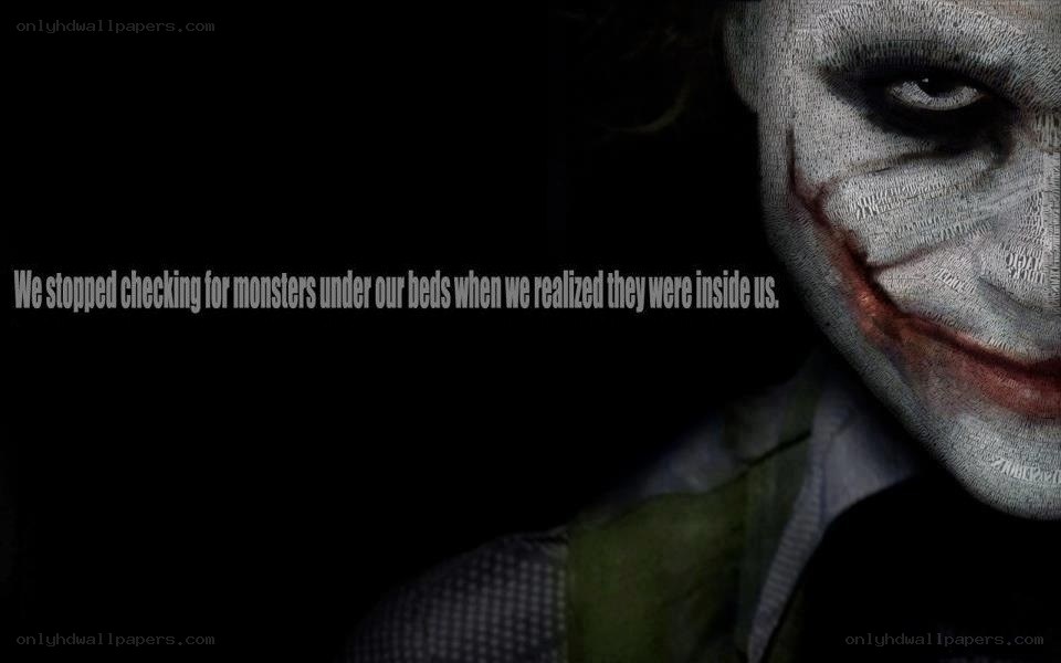 The Joker quote image