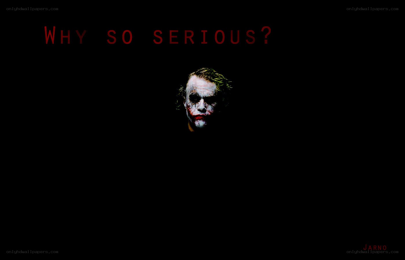 The Joker quote wallpaper