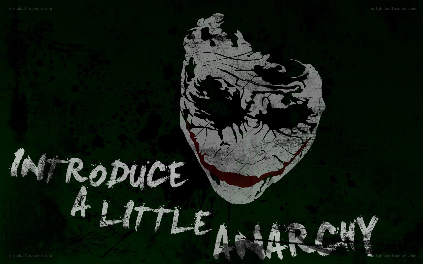 The Joker's Anarchy Message