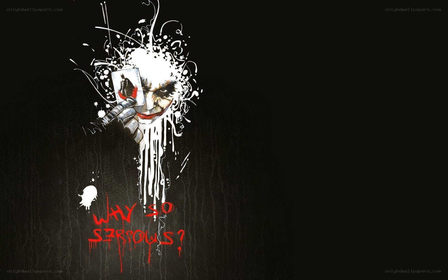 The Joker's chaotic portrait