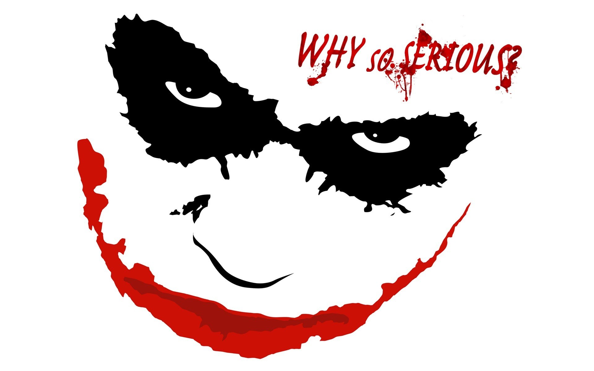 The Joker's iconic face