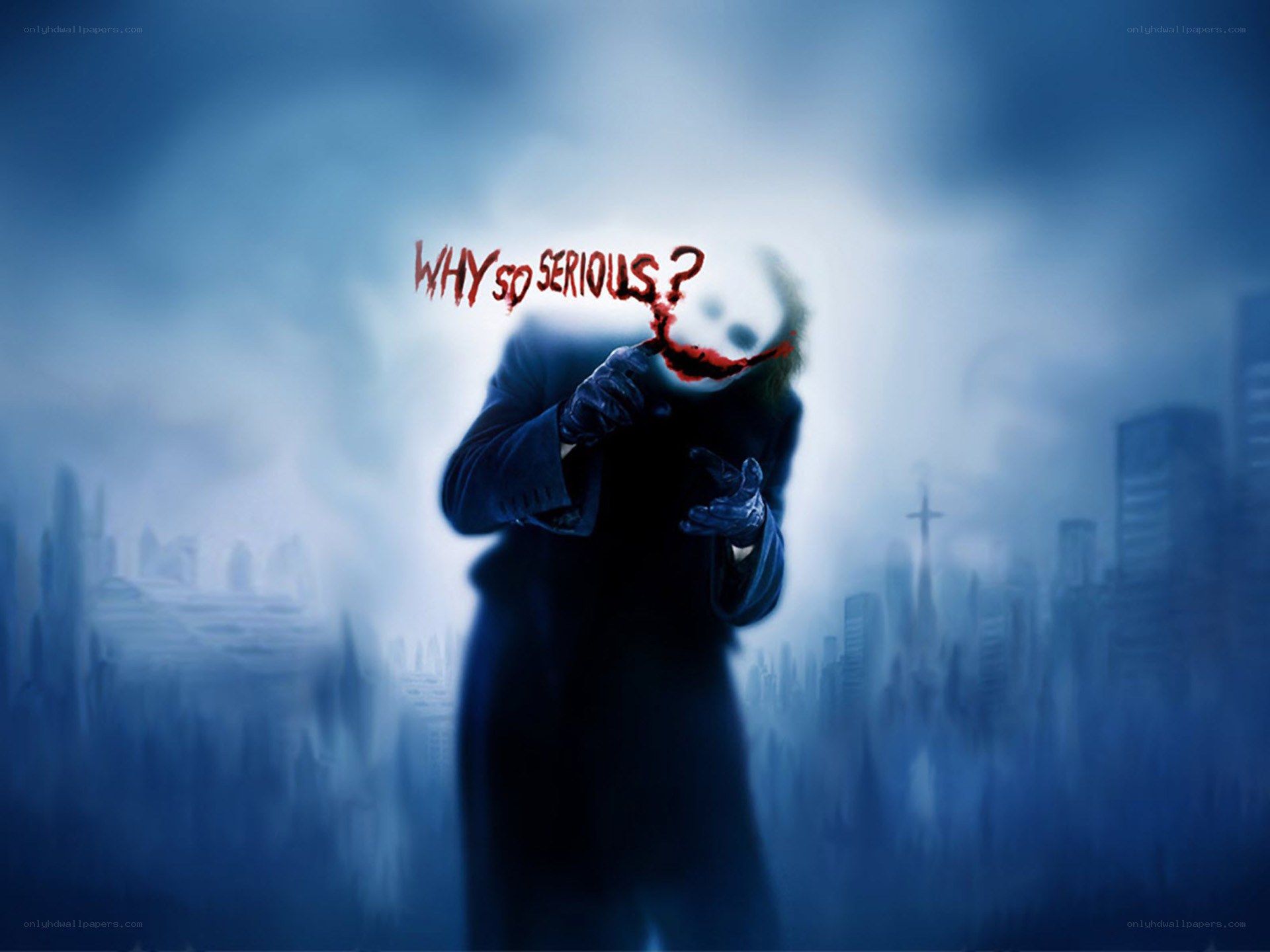 The Joker's iconic pose