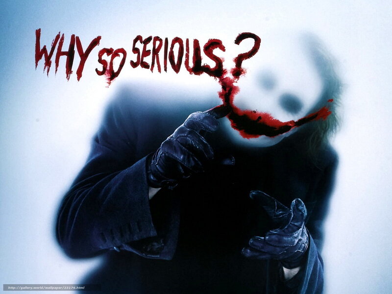 The Joker's iconic quote