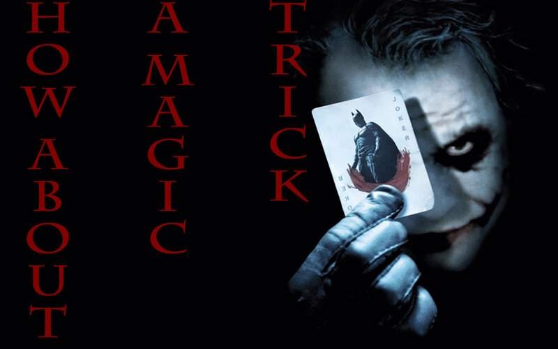 The Joker's Magic Trick