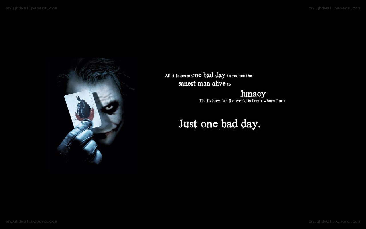 The Joker's quote