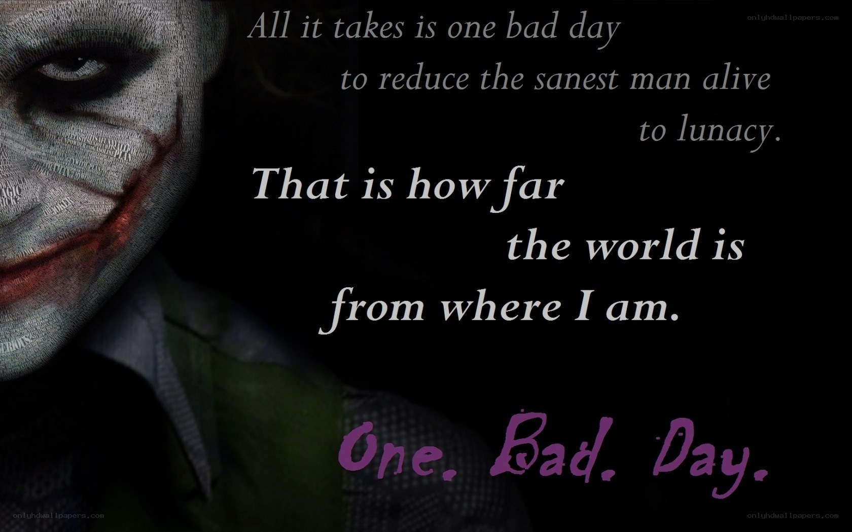 The Joker's quote