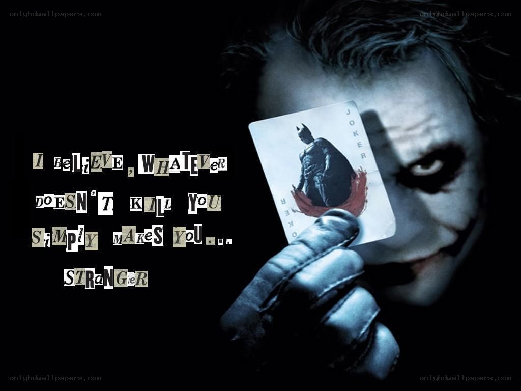 The Joker's quote