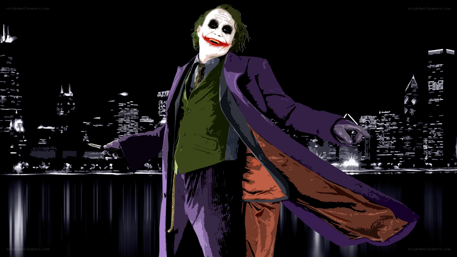 The Joker stands in Gotham