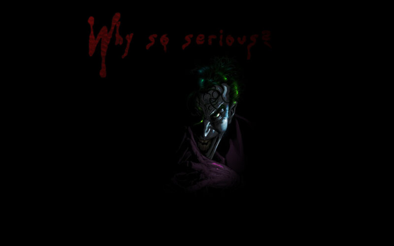 The Joker with a quote