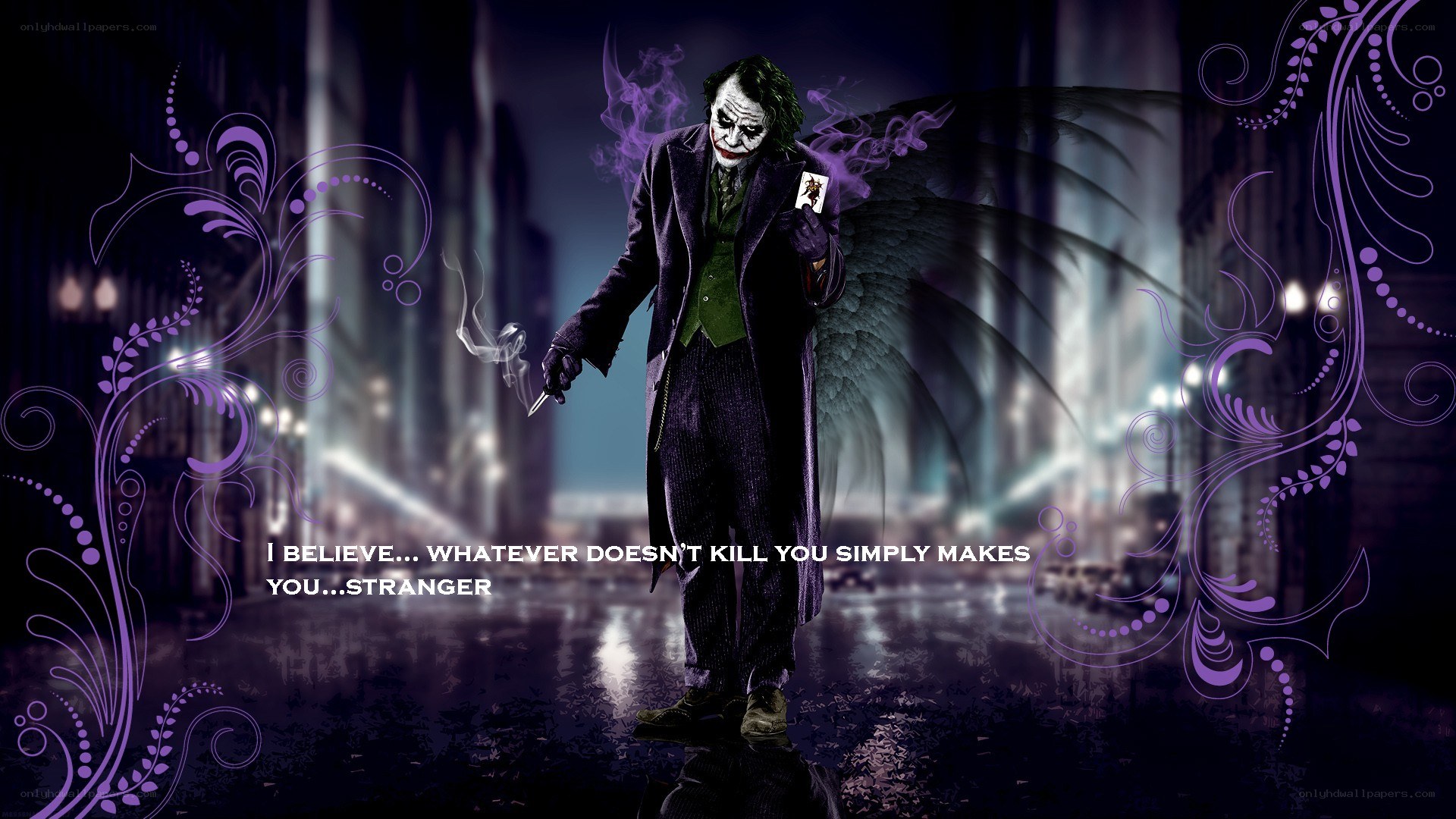 The Joker with wings