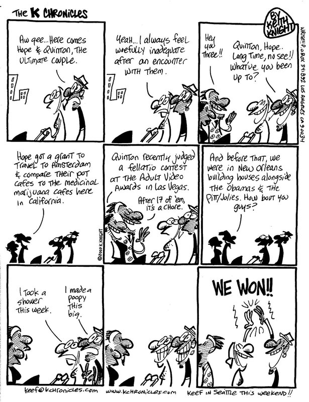 The K Chronicles comic strip