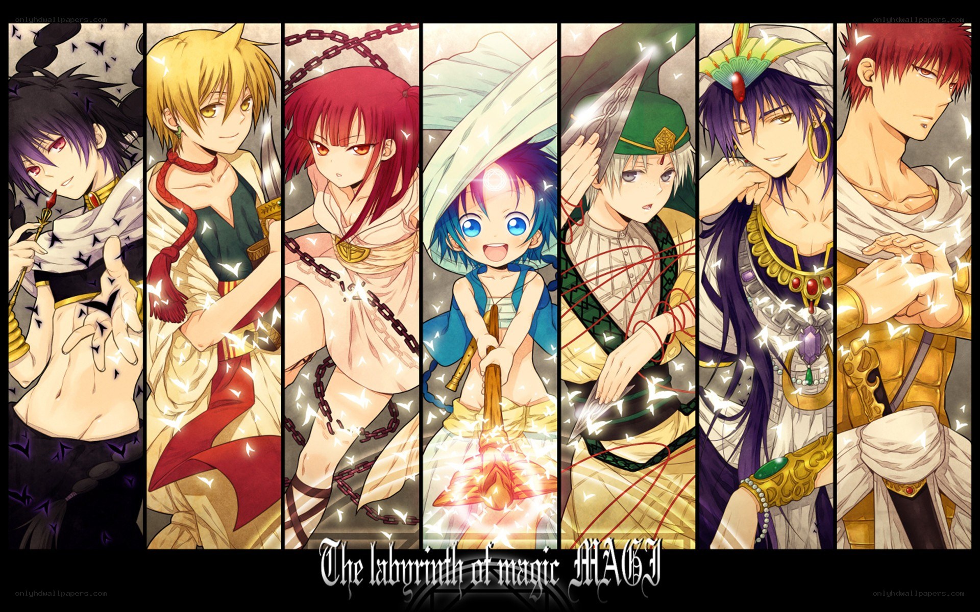 The Labyrinth of Magic characters