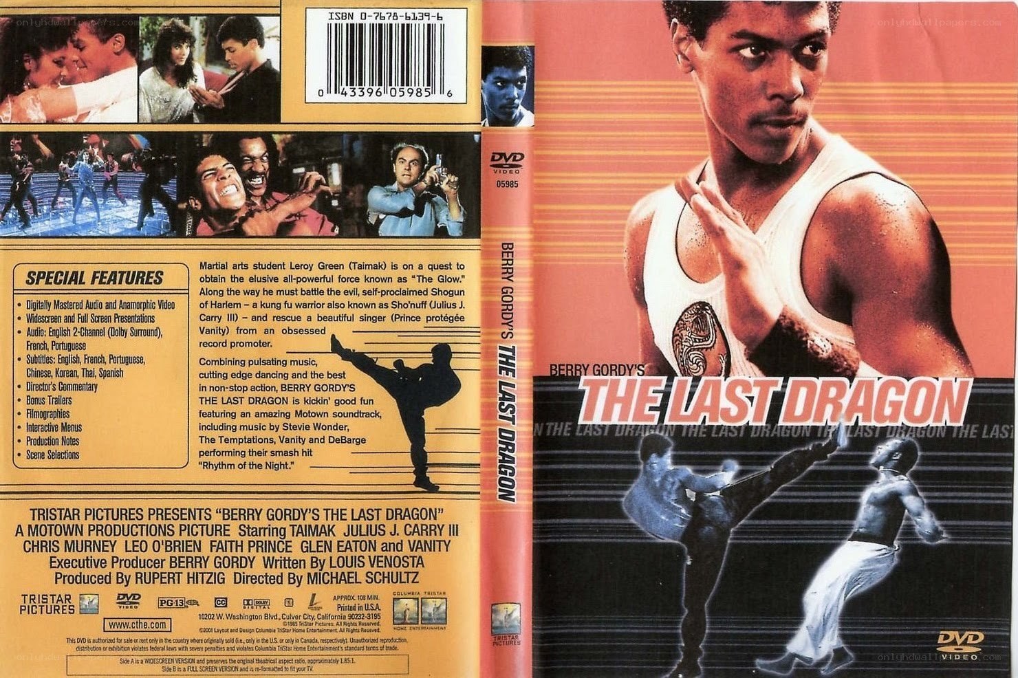 The Last Dragon DVD cover