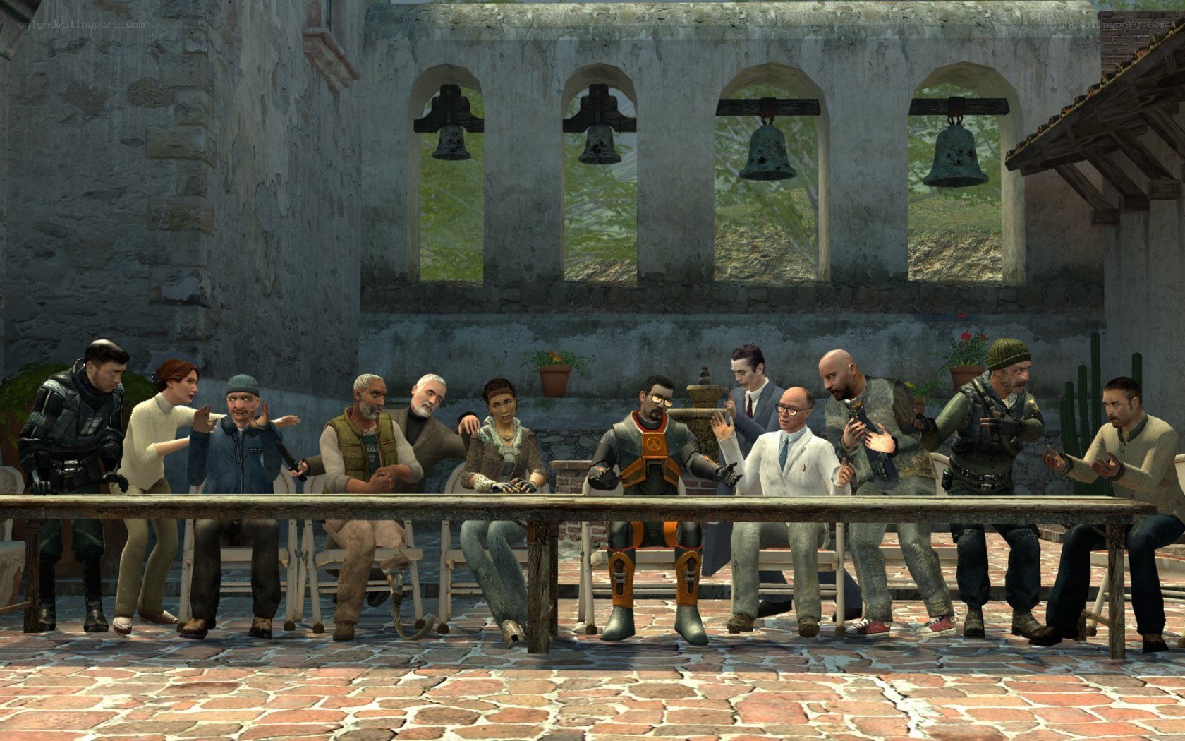 The Last Supper in a video game