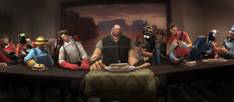 The Last Supper of the Team Fortress 2
