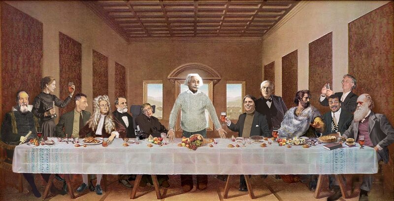 The Last Supper with scientists