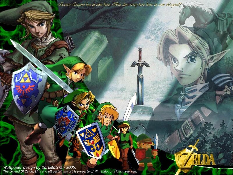 The Legend of Zelda collage