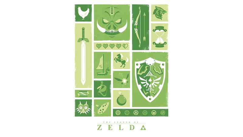 The Legend of Zelda collage