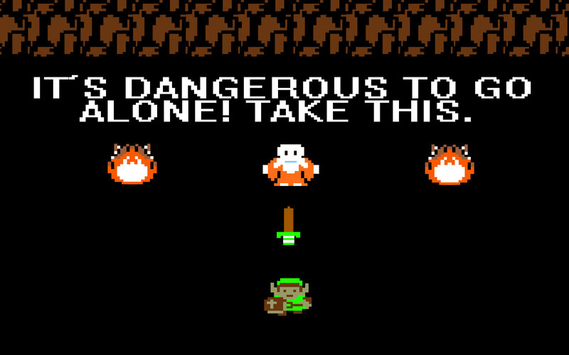 The Legend of Zelda item screen