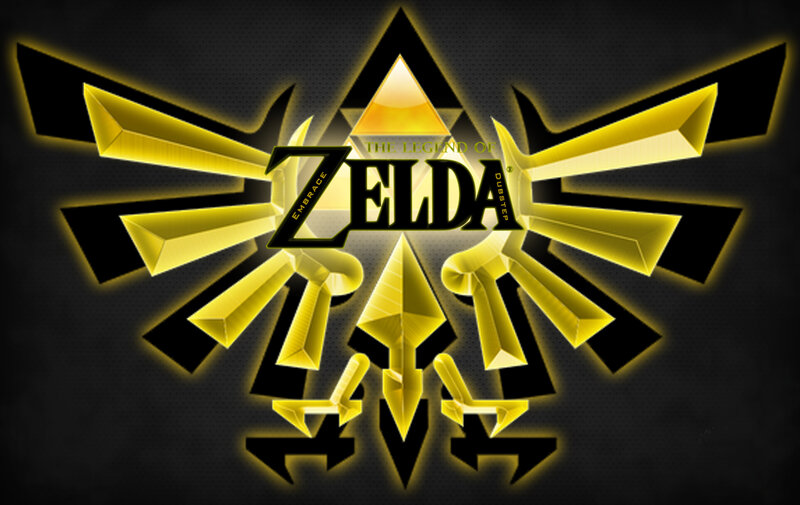 The Legend of Zelda Logo — Black
