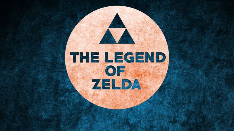 The Legend of Zelda Logo — Blue