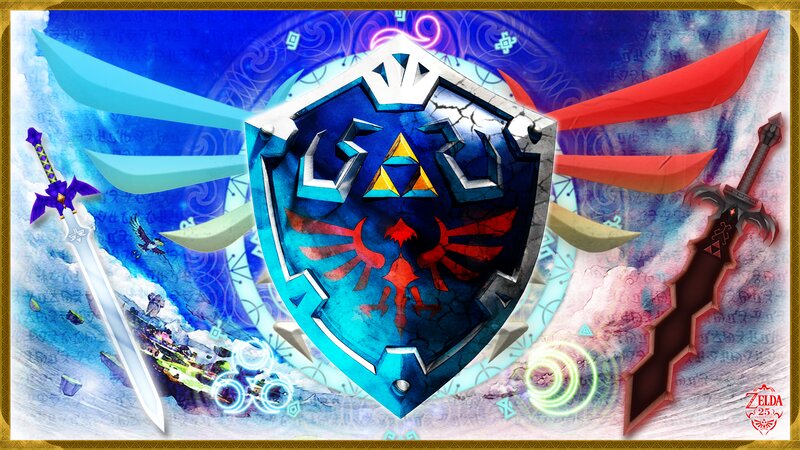 The Legend of Zelda Shield — Blue