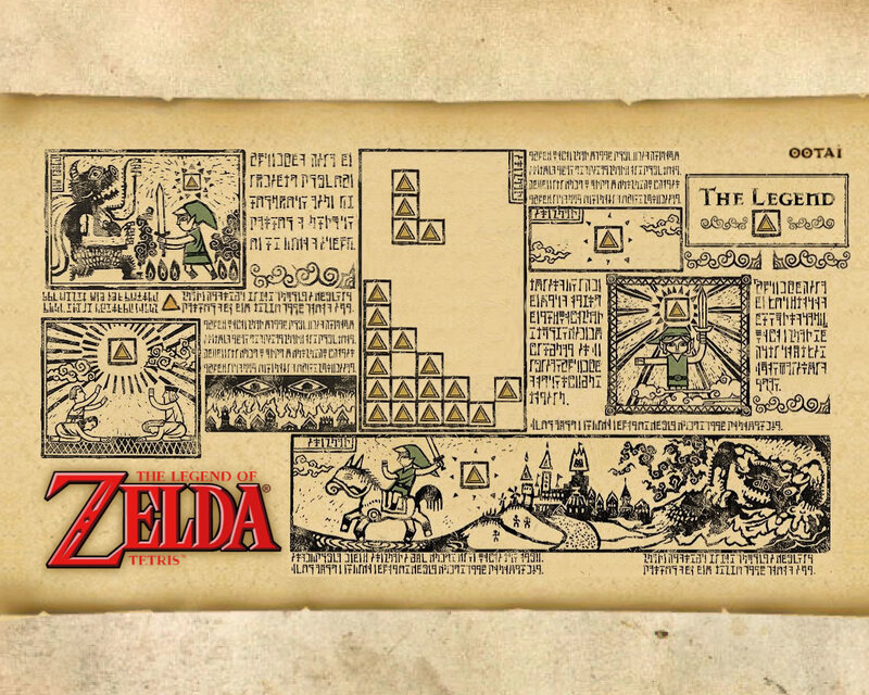 The Legend of Zelda Tetris