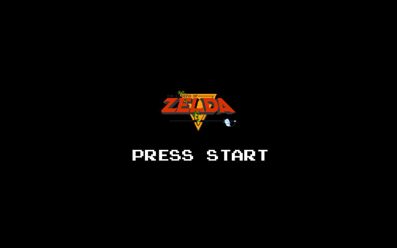 The Legend of Zelda title screen