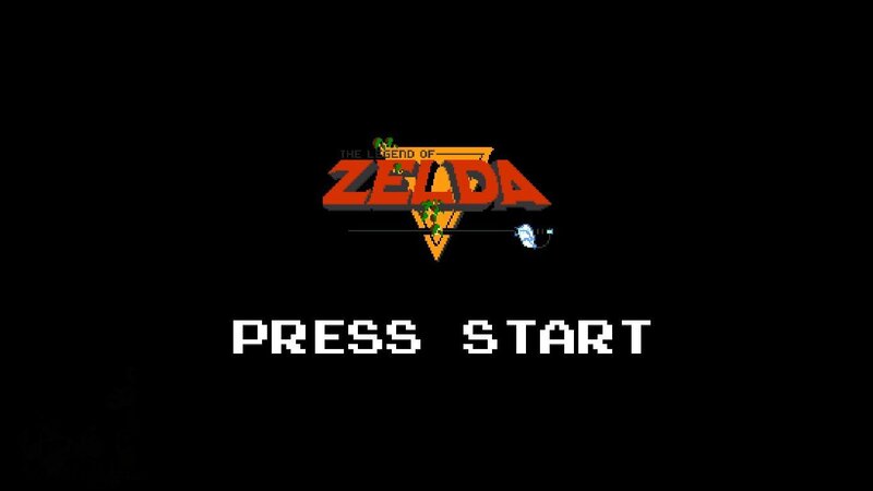 The Legend of Zelda title screen
