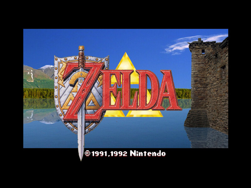 The Legend of Zelda title screen