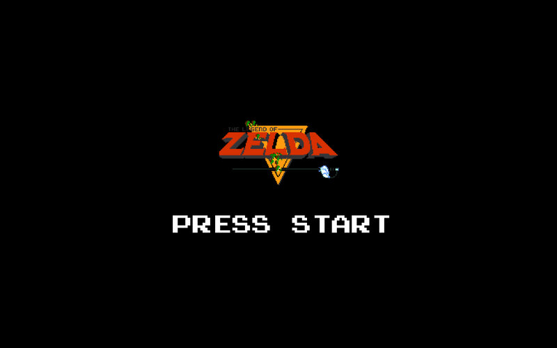 The Legend of Zelda title screen