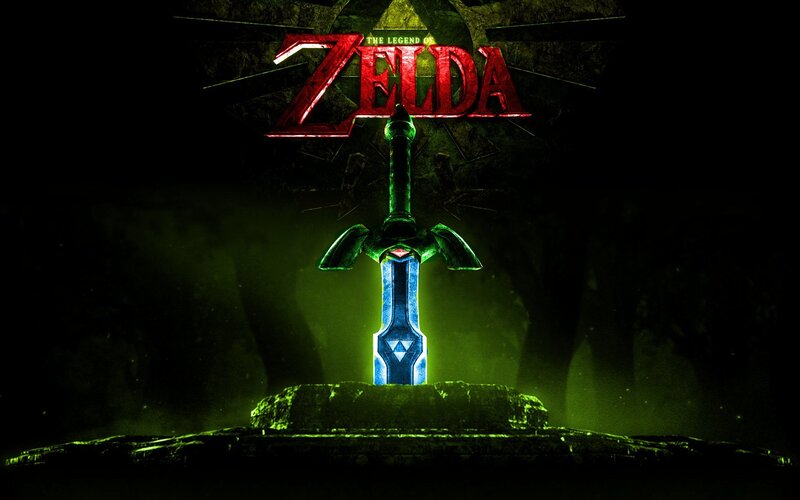 The Legend of Zelda title screen