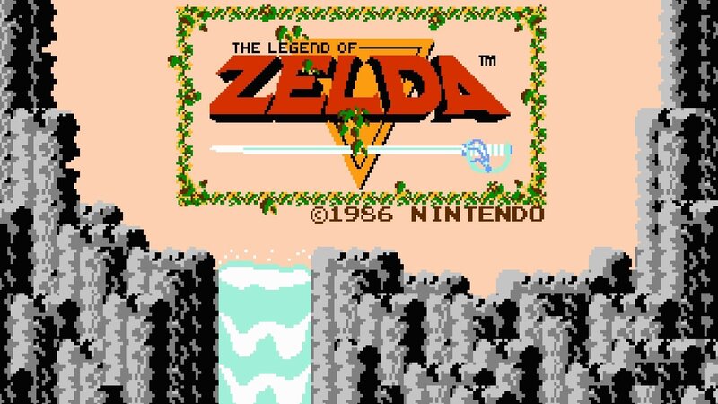 The Legend of Zelda title screen