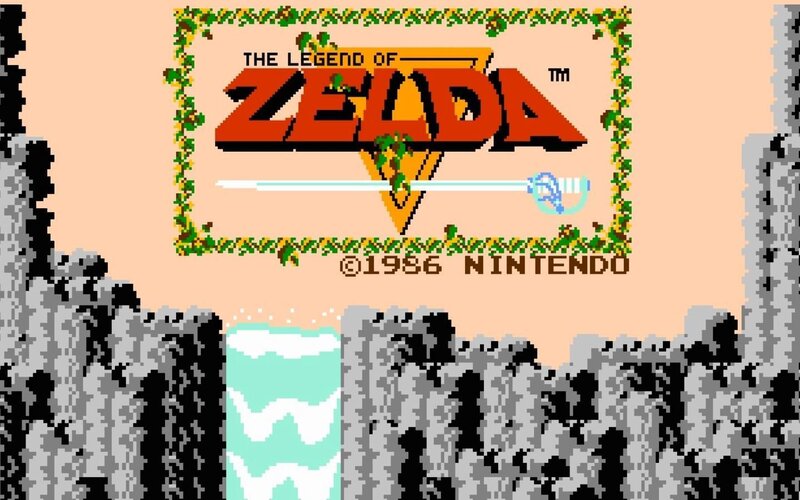 The Legend of Zelda title screen