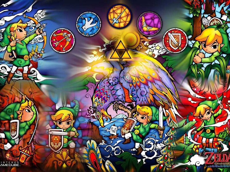The Legend of Zelda: Wind Waker collage
