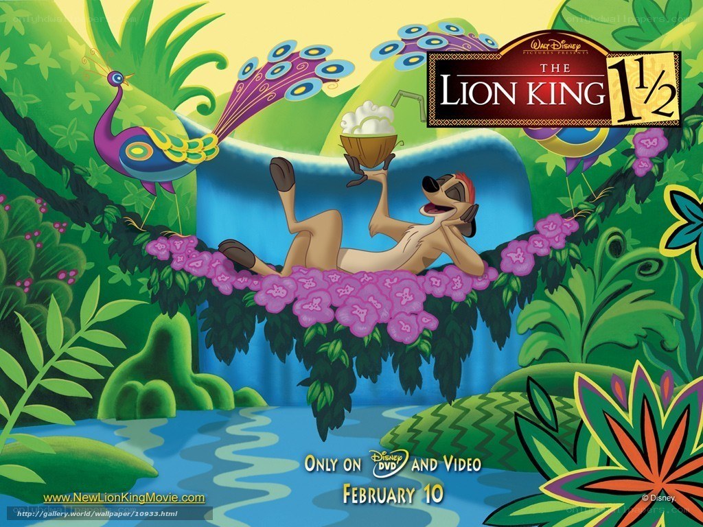 The Lion King 1 1/2 movie poster