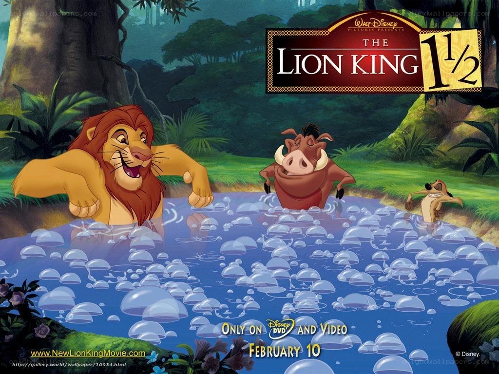 The Lion King 1 1/2 movie poster