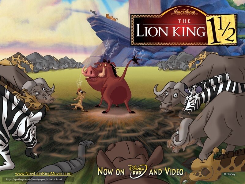 The Lion King 1 1/2 movie poster