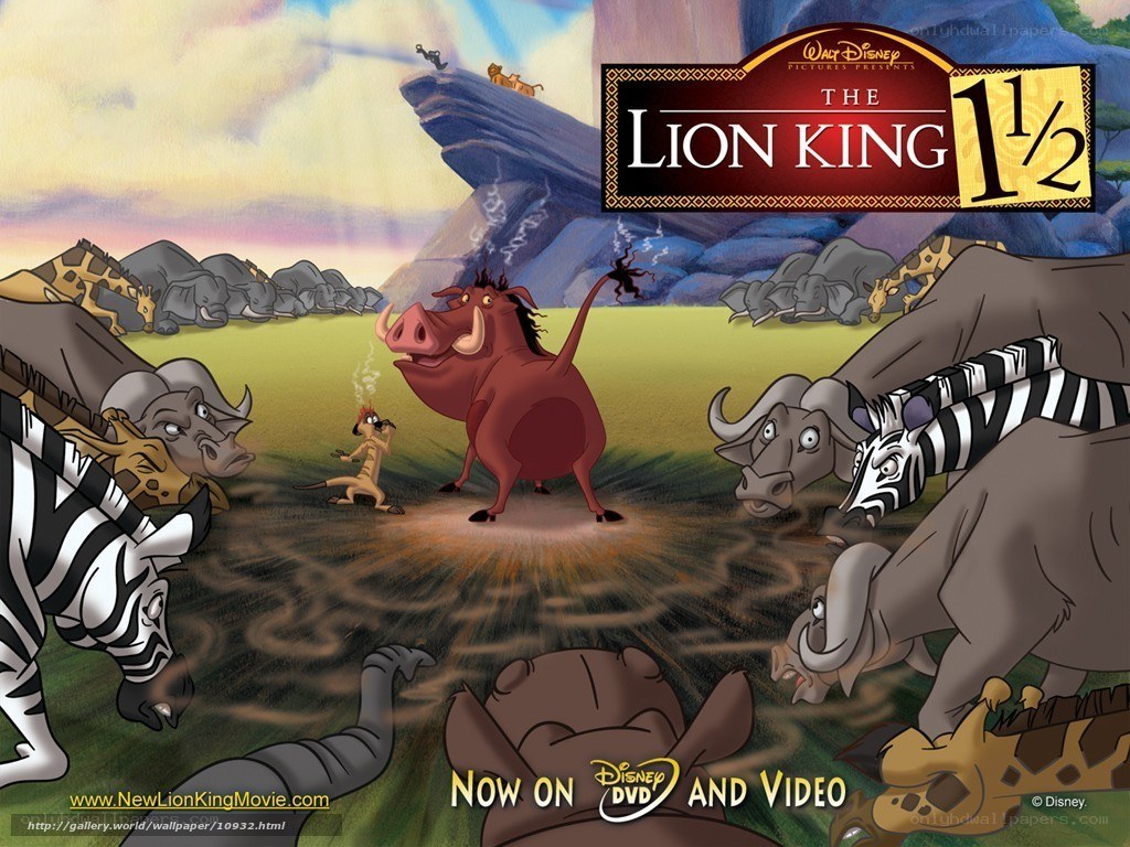 The Lion King 1 1/2 movie poster