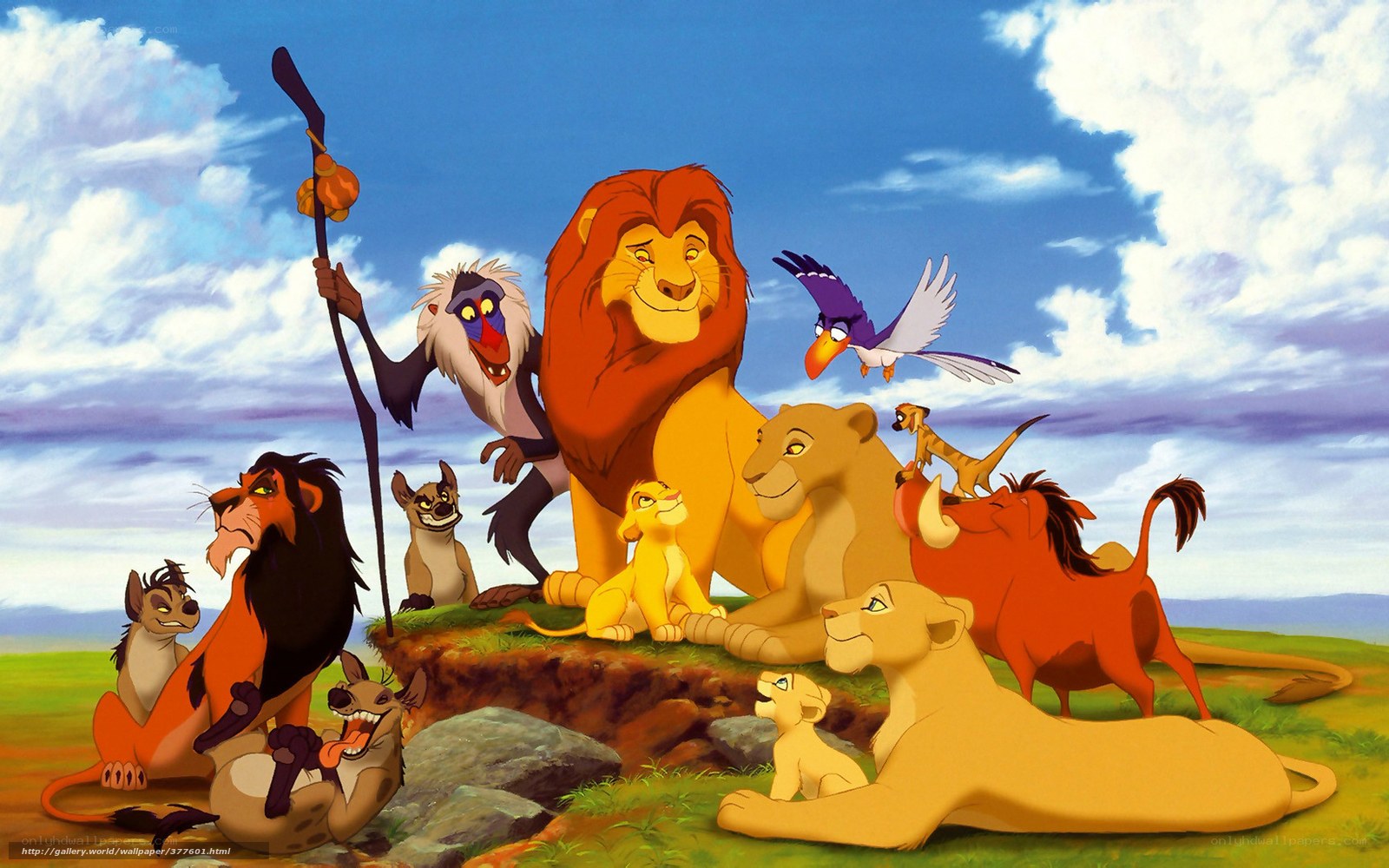 The Lion King characters together