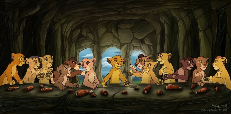 The Lion King parody art