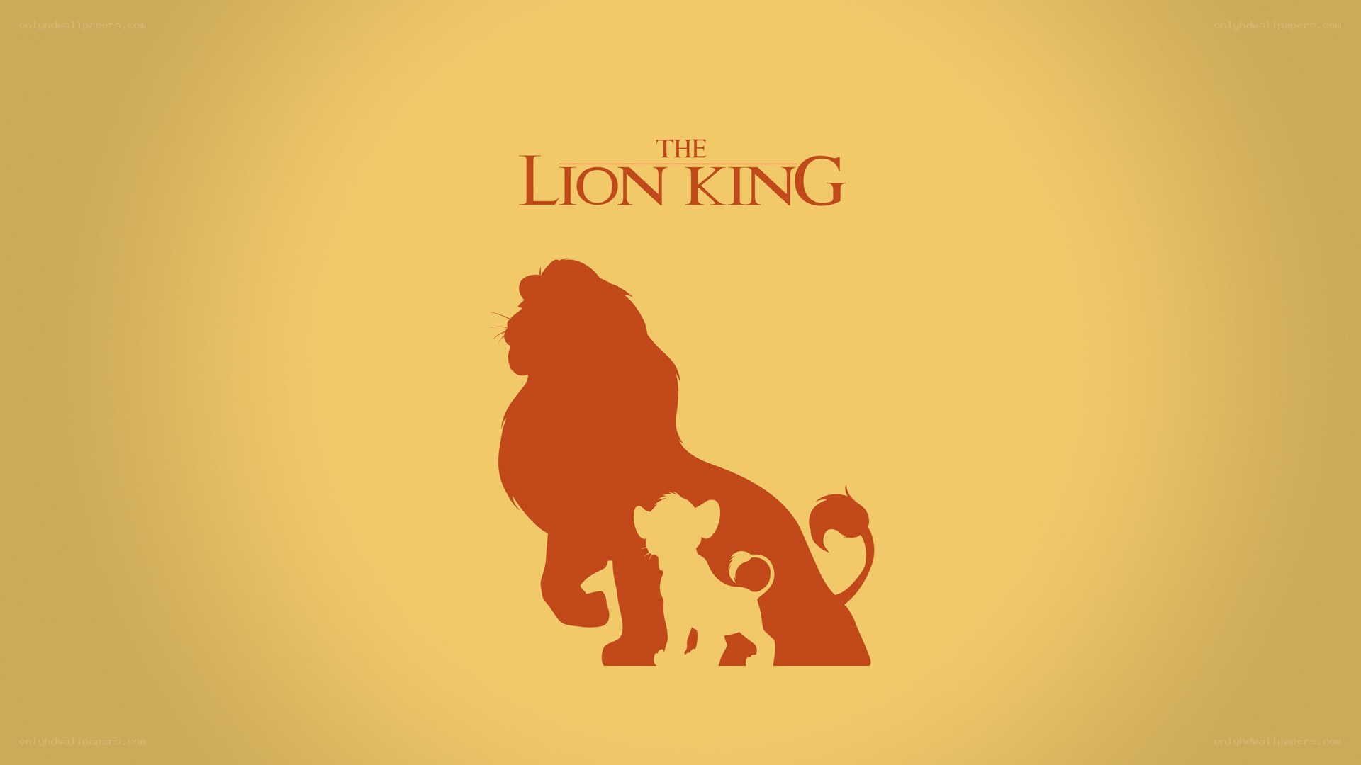 The Lion King silhouette