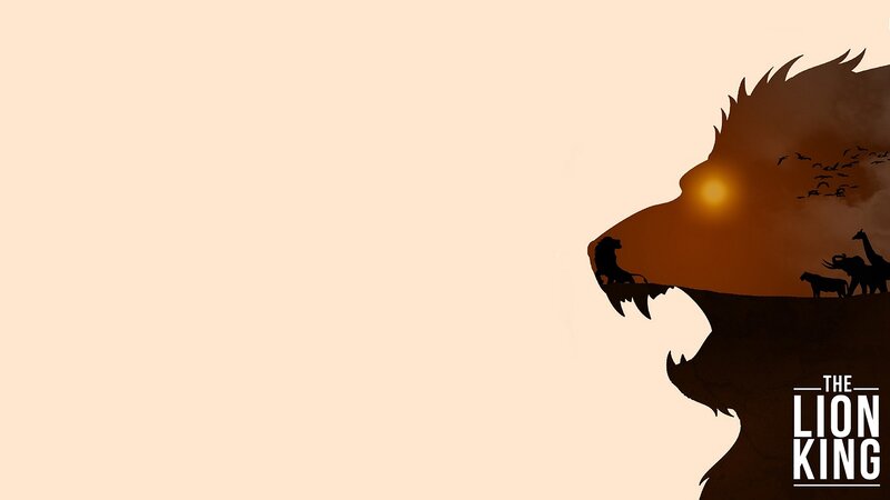 The Lion King silhouette art