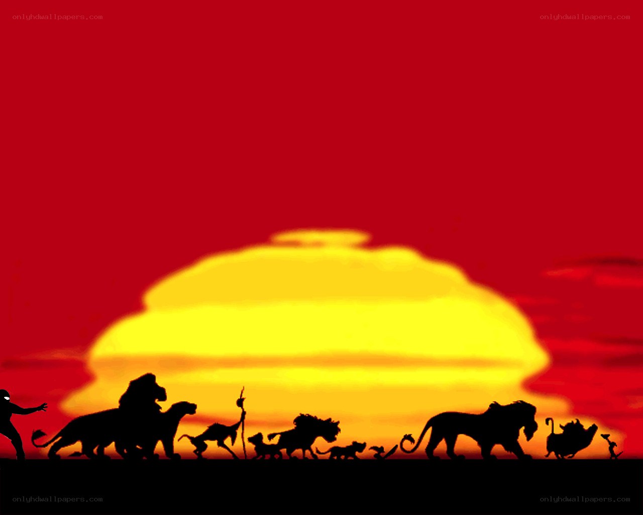The Lion King silhouette