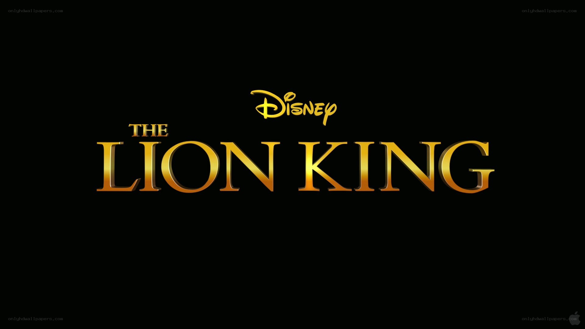 The Lion King title card